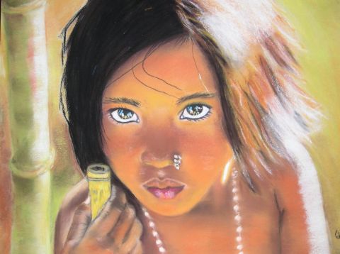 jeune coupeur de bambous